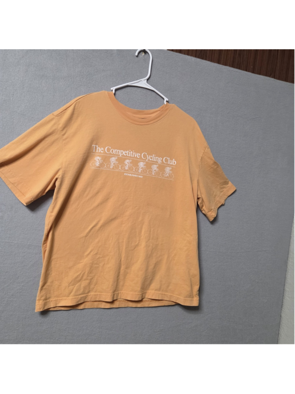 Women's H&M The Competitive Cycling Club Graphic Tee, Size M, Orange